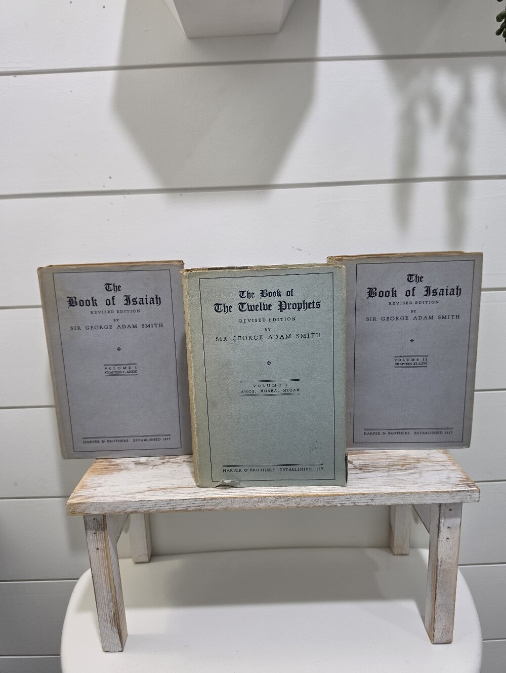 Collection of vintage Biblical Books By Sir George Adam Smith